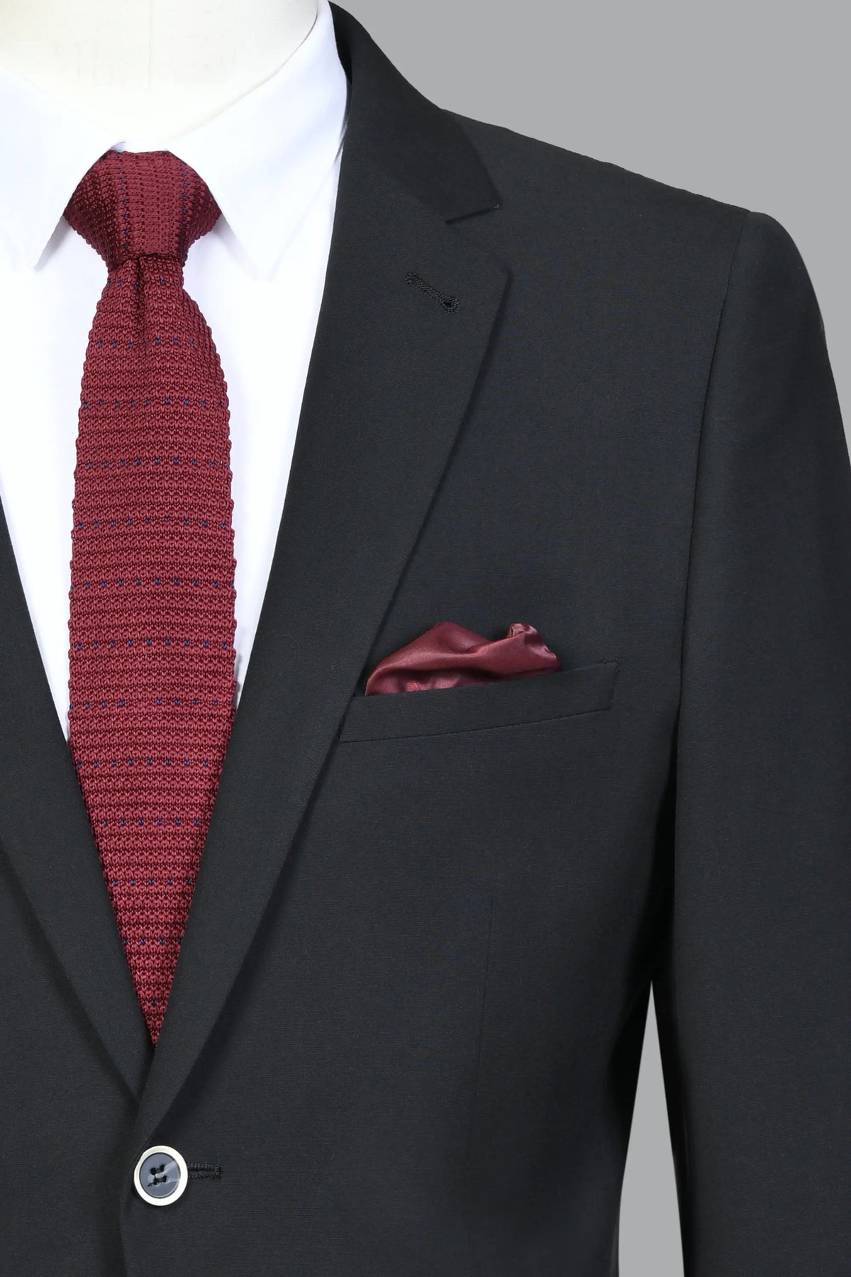 Traje Semi-Slim Fit Cadiz Negro (299-4)