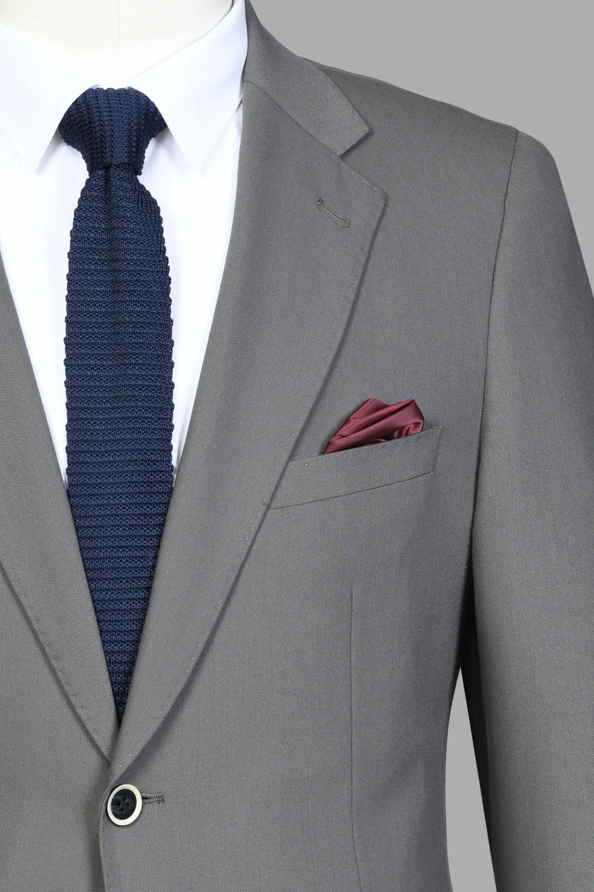 Traje Slim Fit Jerez Gris (218-30)