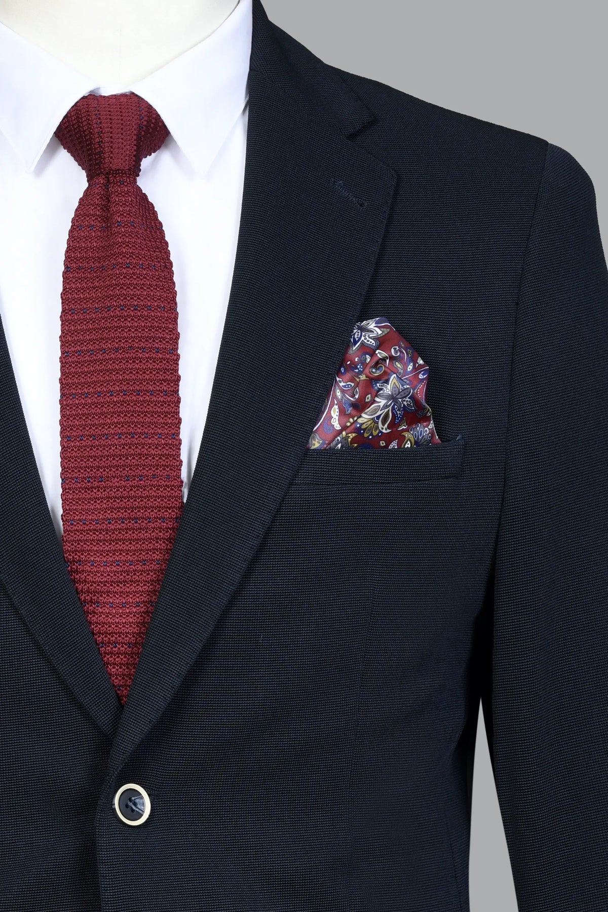 Traje Slim Fit Jerez Negro (224-4)