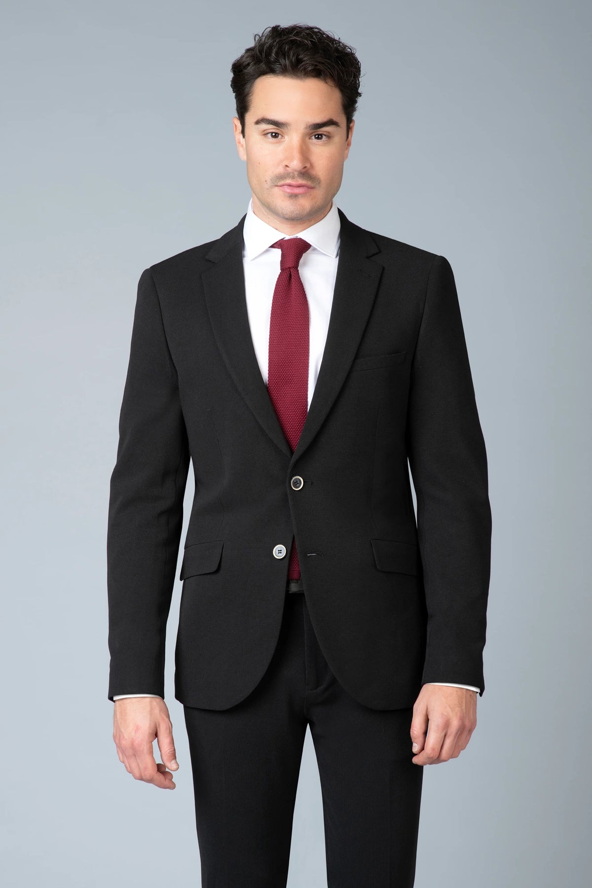 Traje Slim Fit Jerez Negro (225-4)