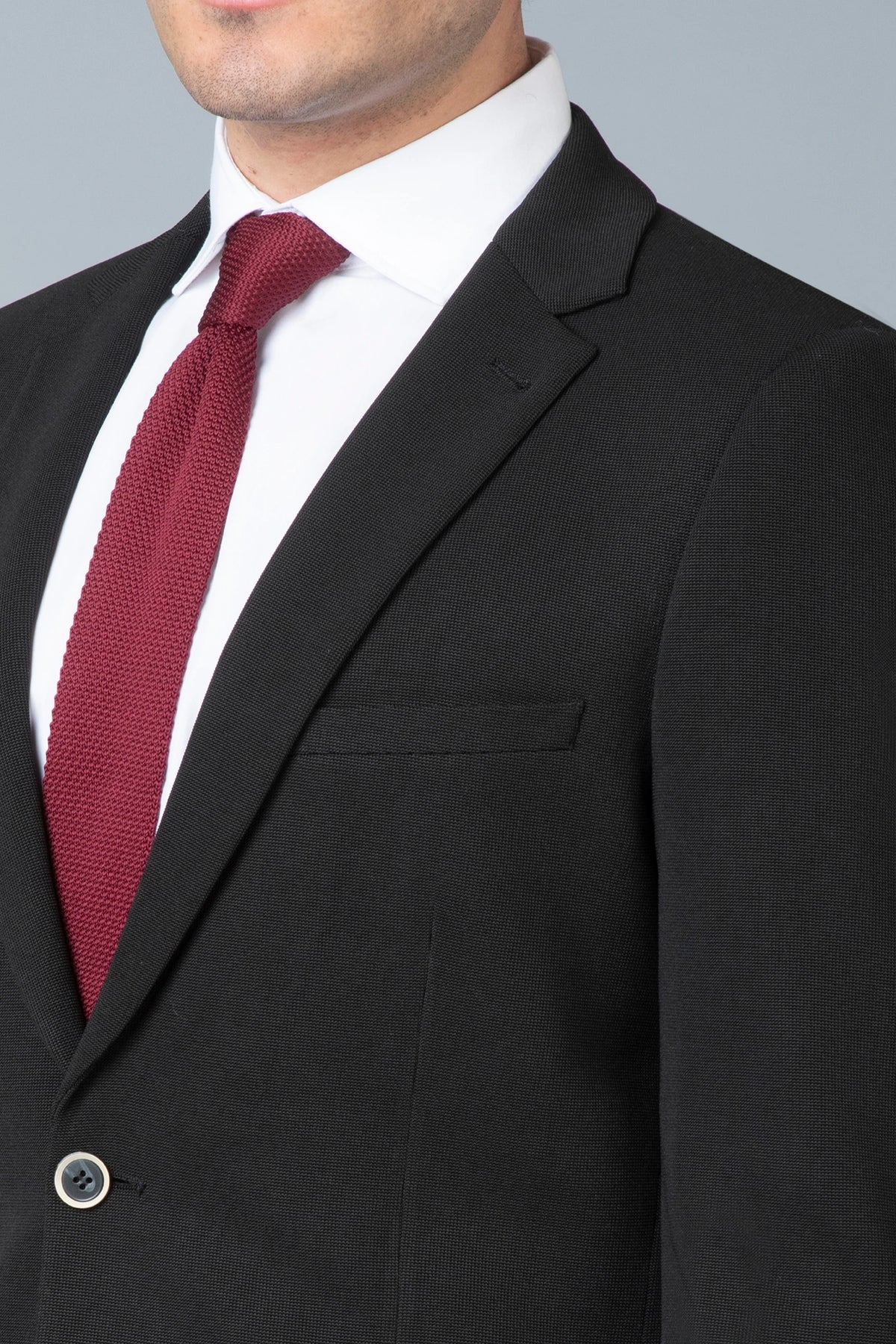 Traje Slim Fit Jerez Negro (225-4)
