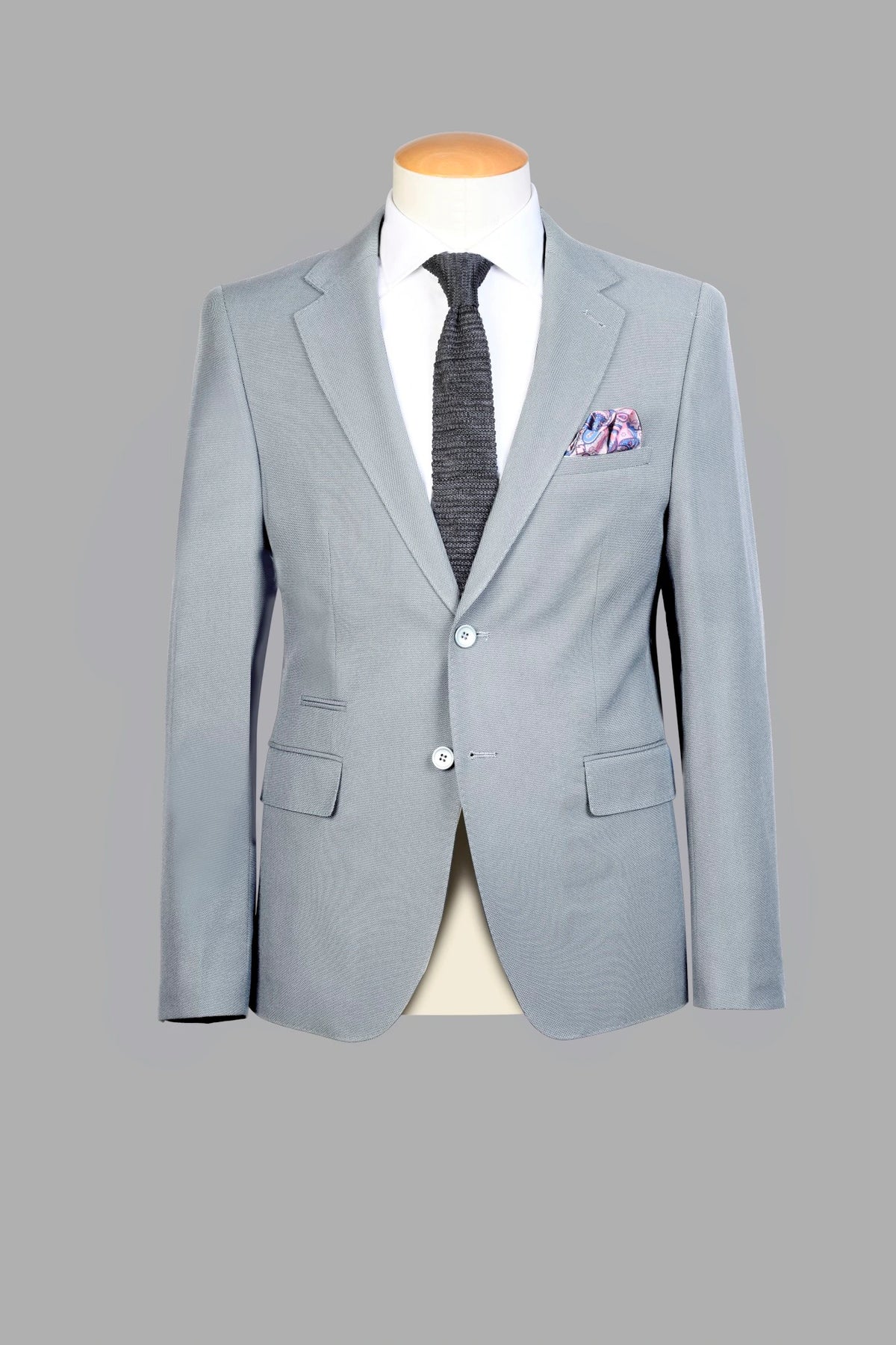 Traje Slim Fit Jerez Gris (238-38)