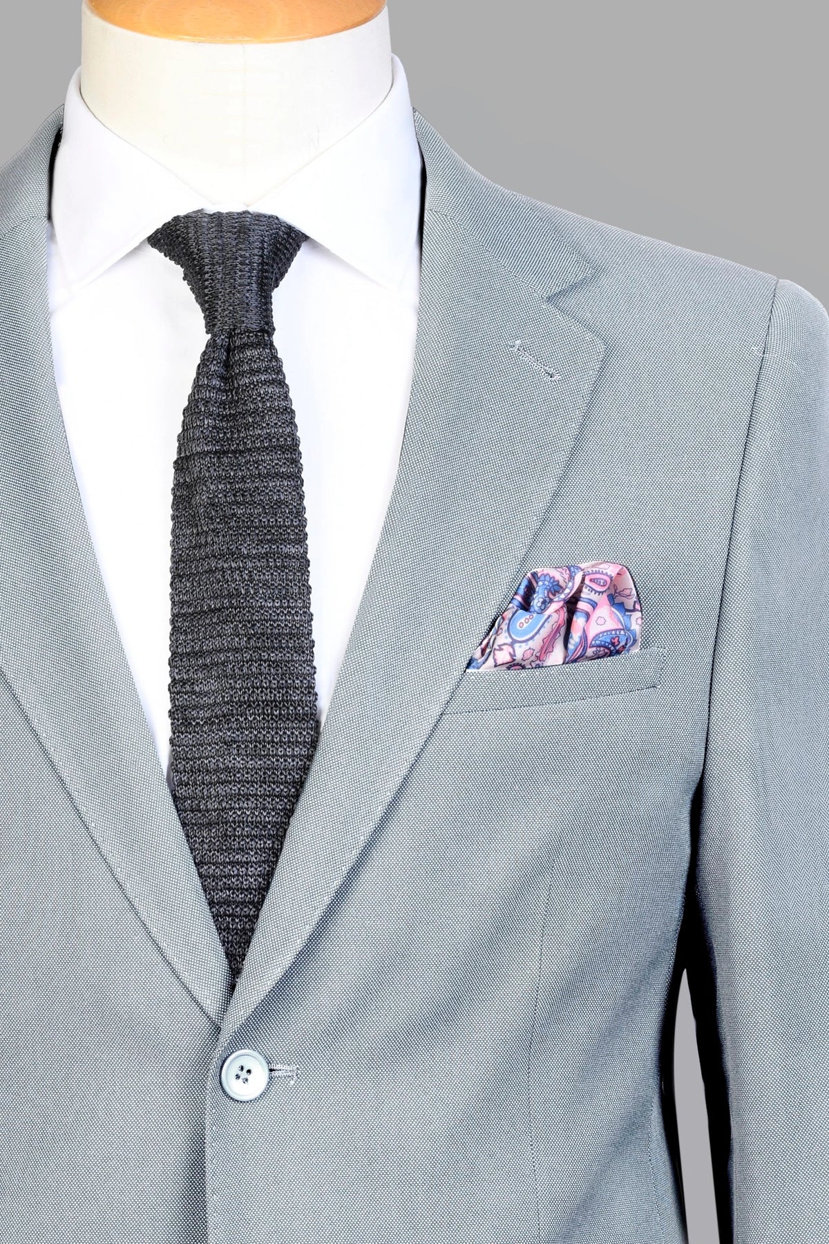 Traje Slim Fit Jerez Gris (238-38)