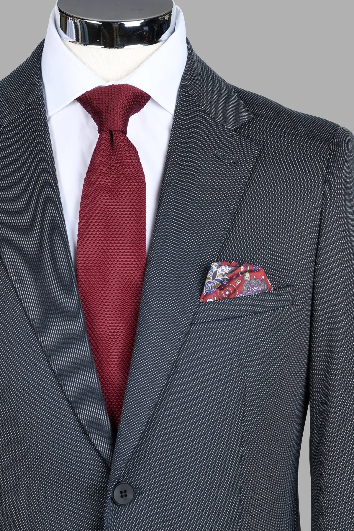 Traje Slim Fit Jerez Gris (249-30)