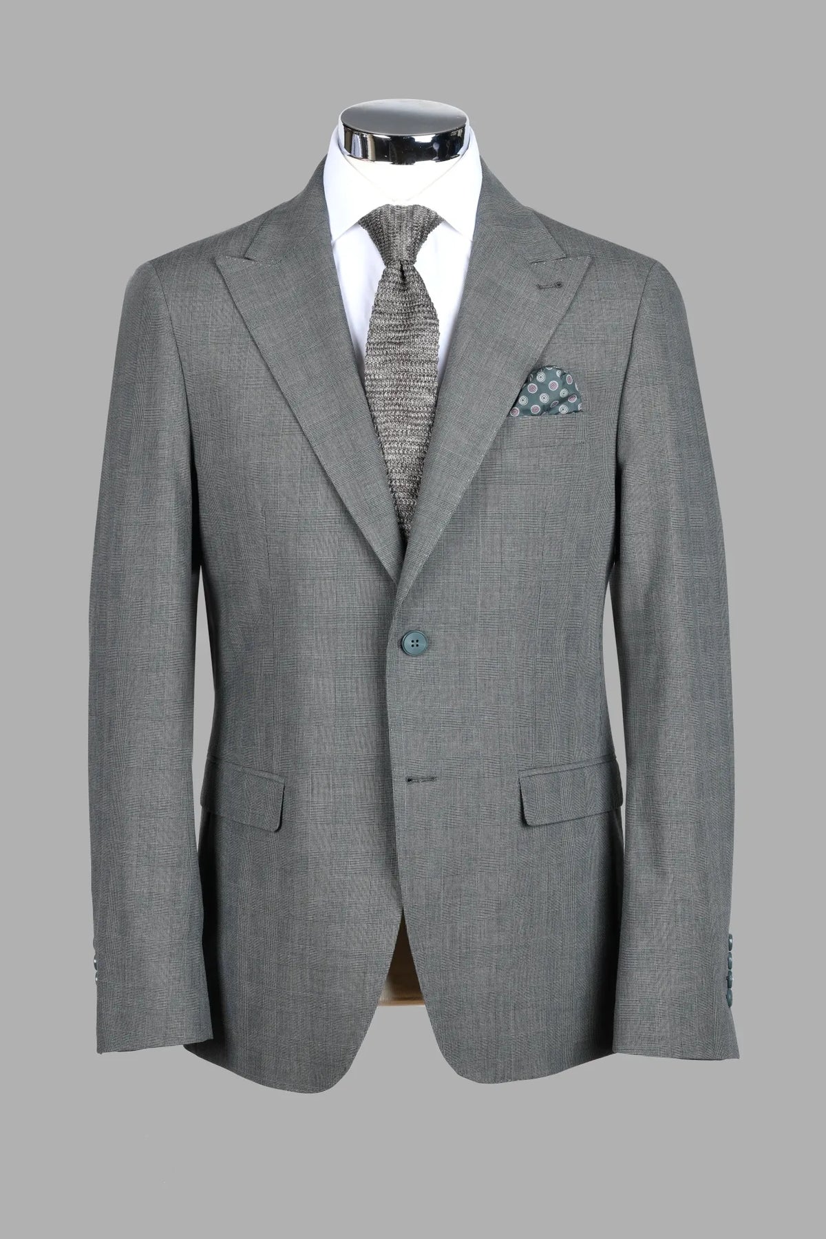Traje Semi-Slim Fit London Verde (202-10)