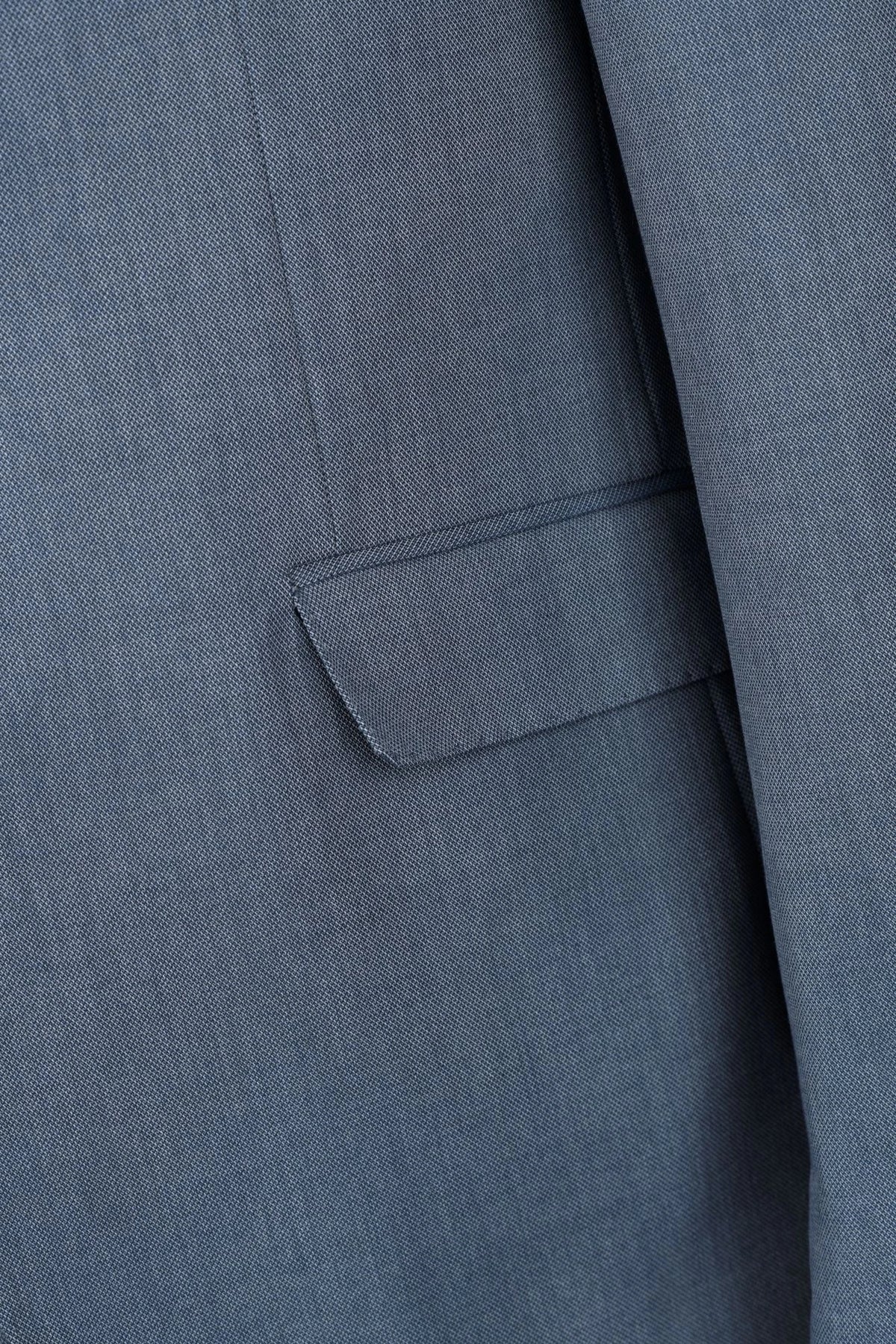 Traje Semi-Slim Fit Oxford Azul (221-8)