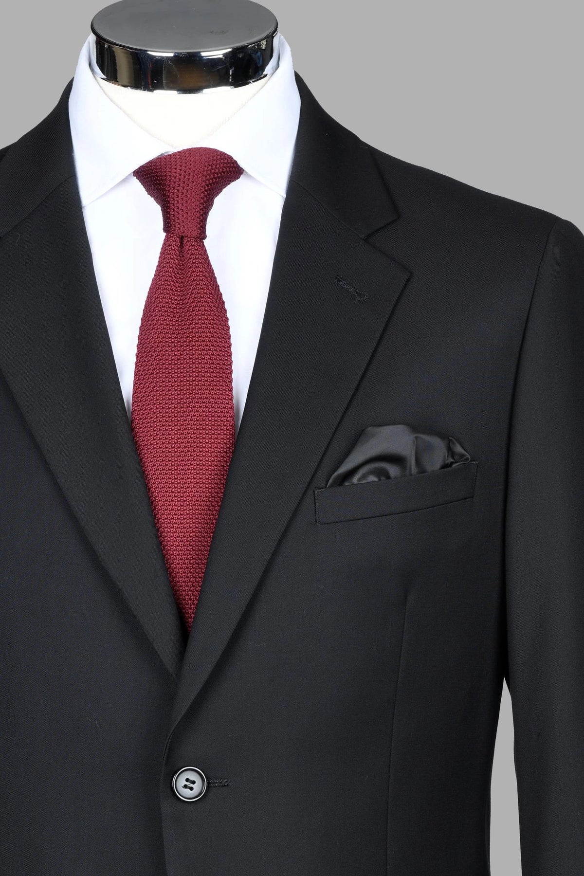 Traje Semi-Slim Fit Paris Negro (290-4)