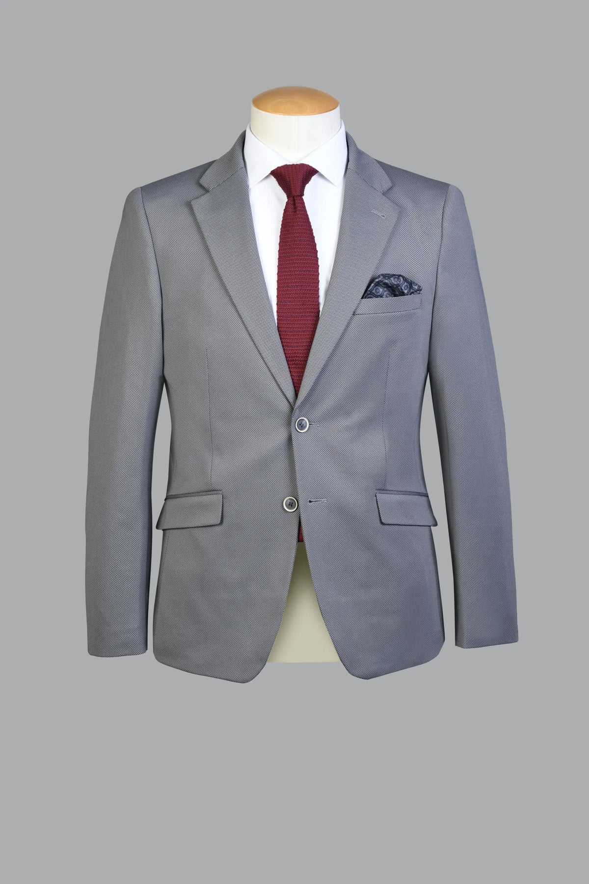 Traje Semi-Slim Fit Pireo Gris (207-36)