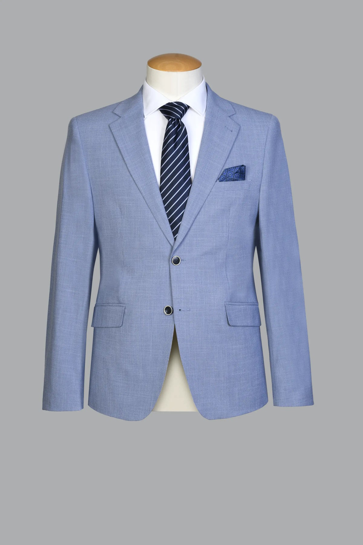 Traje Semi-Slim Fit Pireo Azul (214-8)