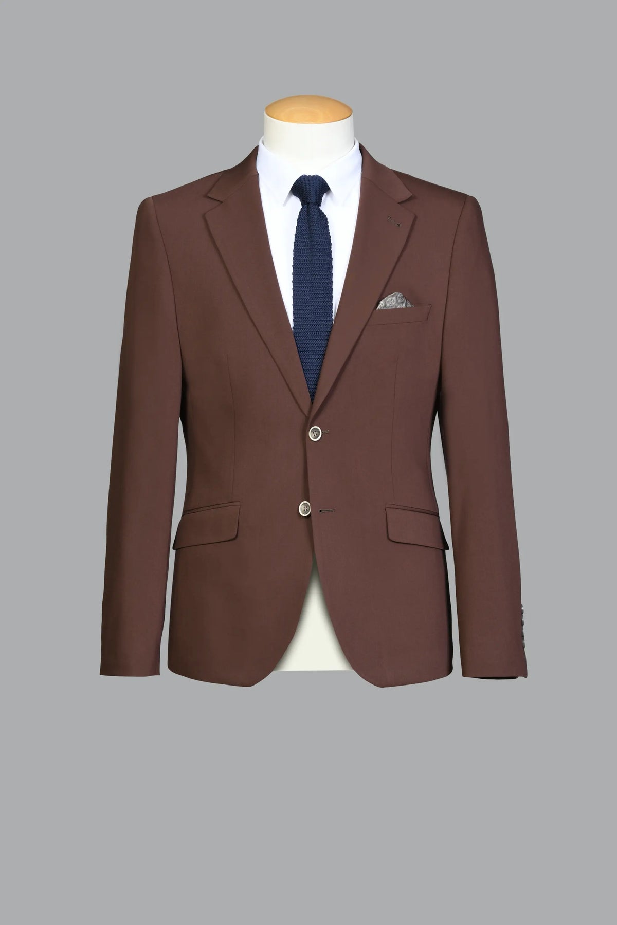Traje Semi-Slim Fit Pireo Marron (215-20)