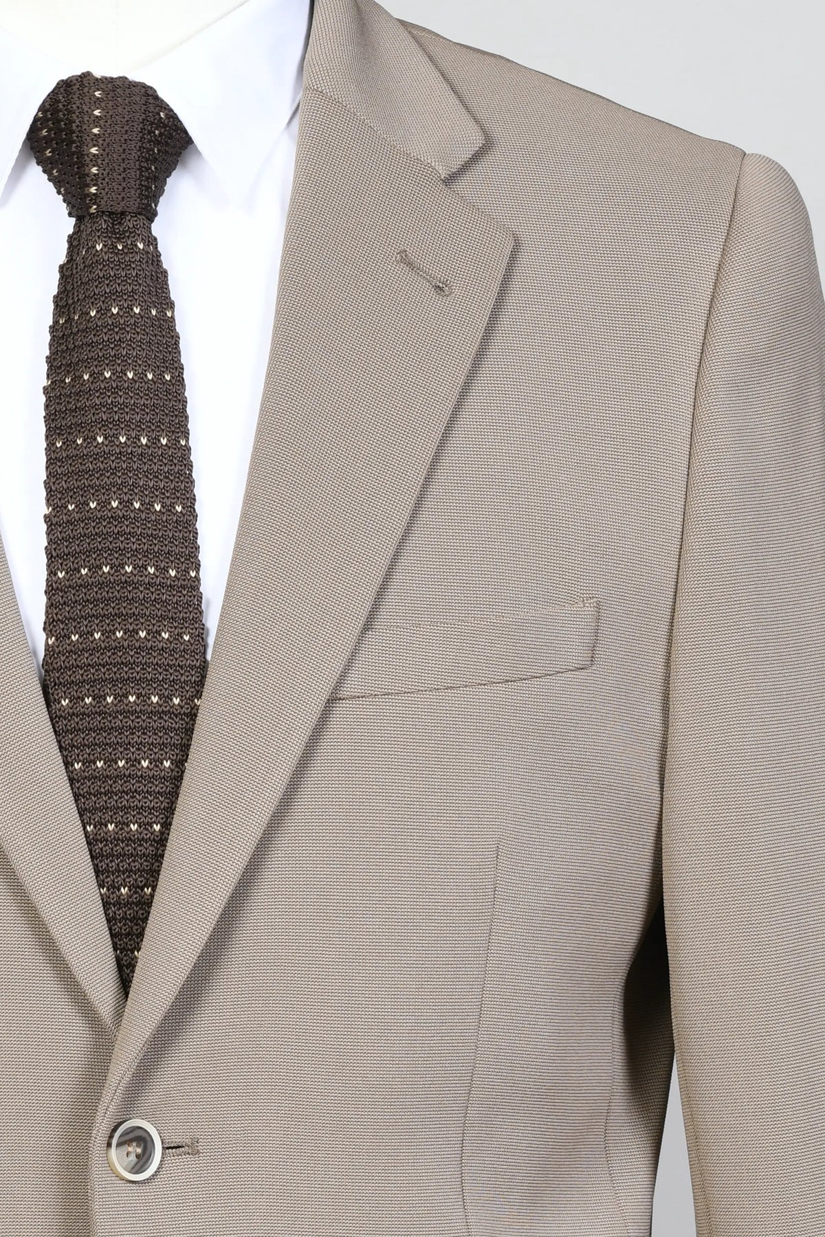 Traje Semi-Slim Fit Pireo Beige (224-24)