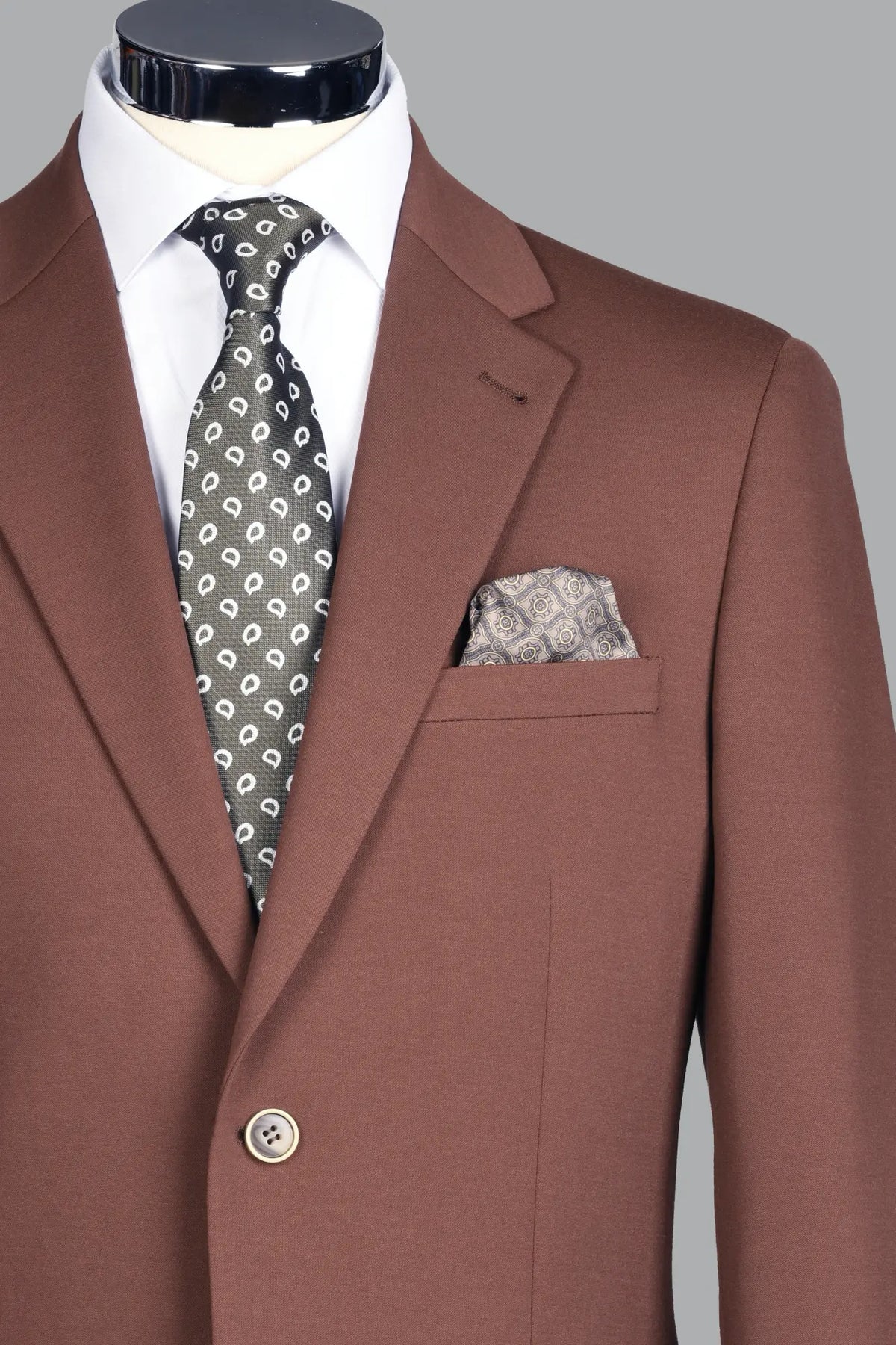 Traje Semi-Slim Fit Pireo Teja (226-70)