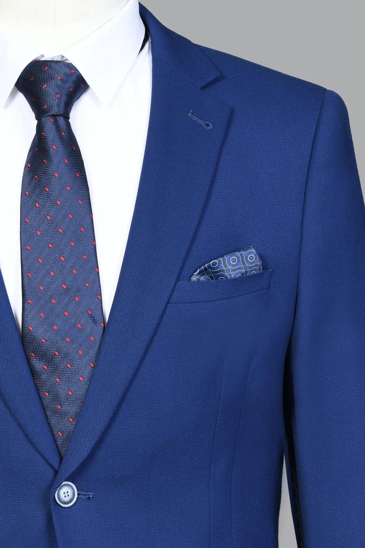 Traje Semi-Slim Fit Pireo Azul (230-8)