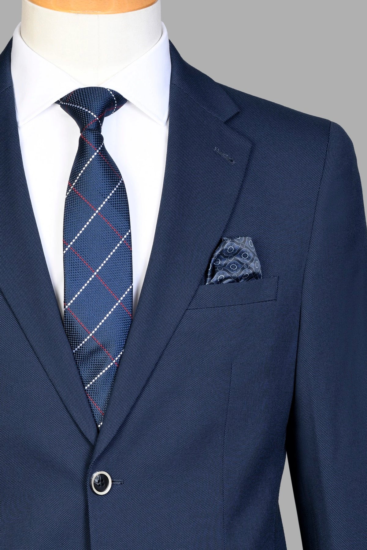 Traje Semi-Slim Fit Pireo Azul (238-6)