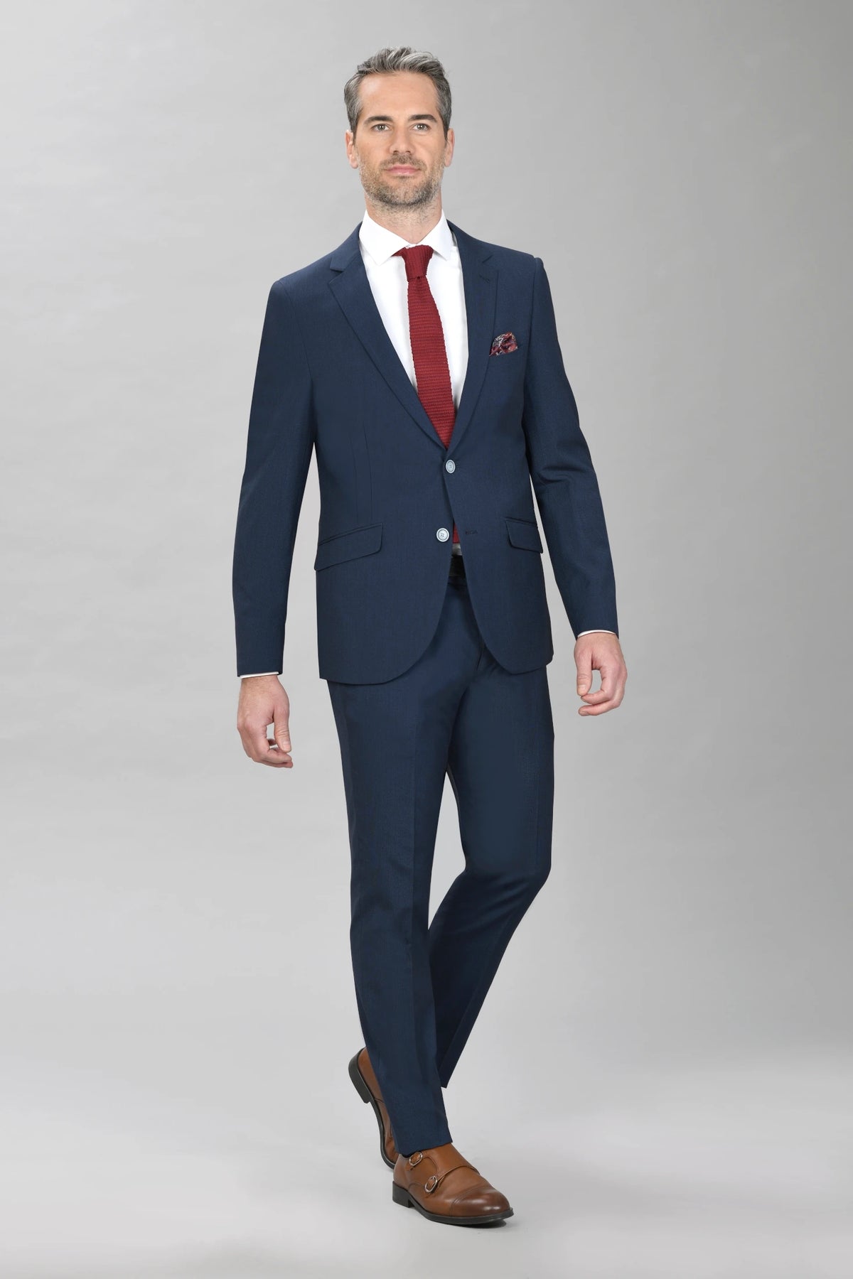 Traje Semi-Slim Fit Pireo Azul (299-6)