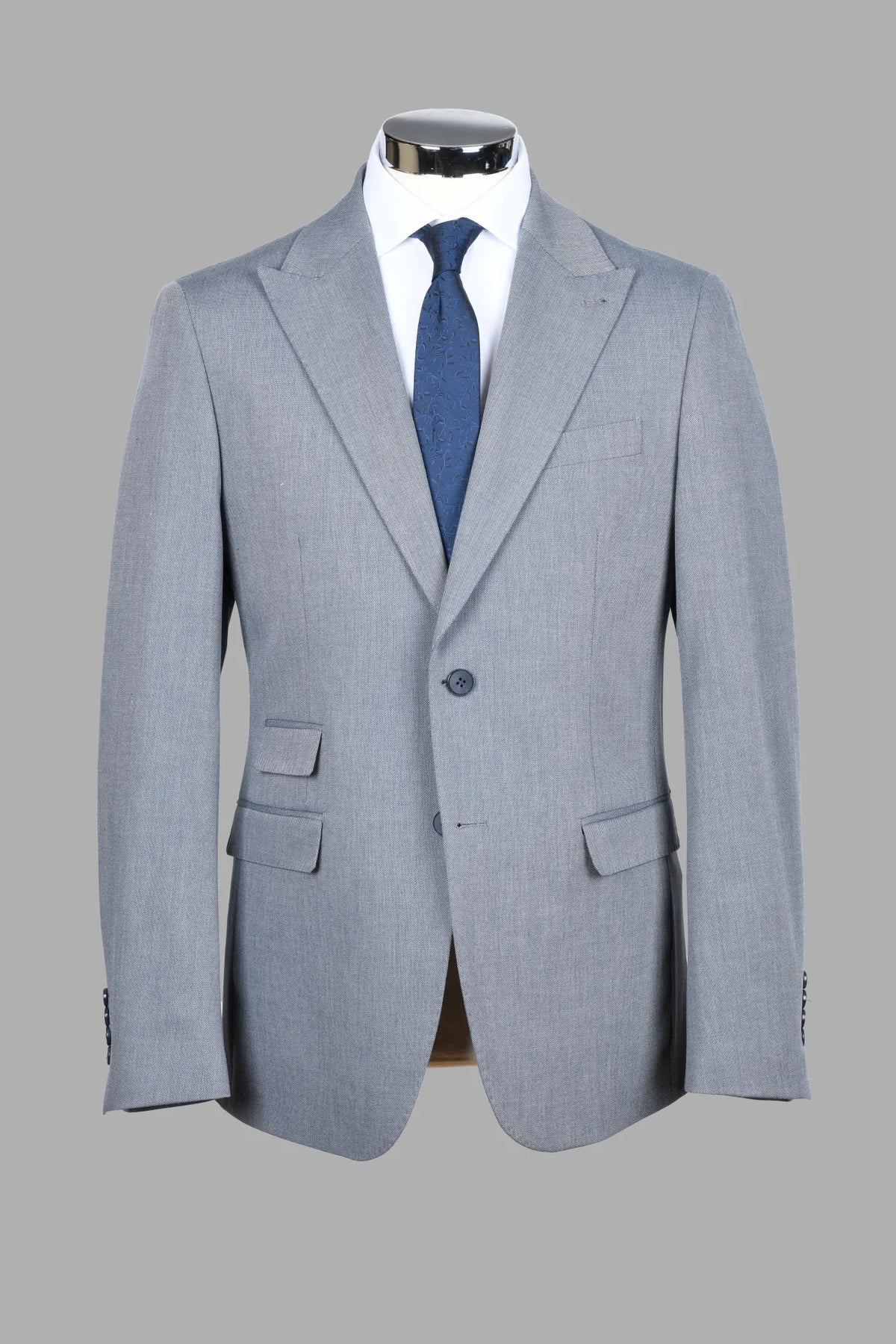 Traje Semi-Slim Fit Pitti Azul (221-8)