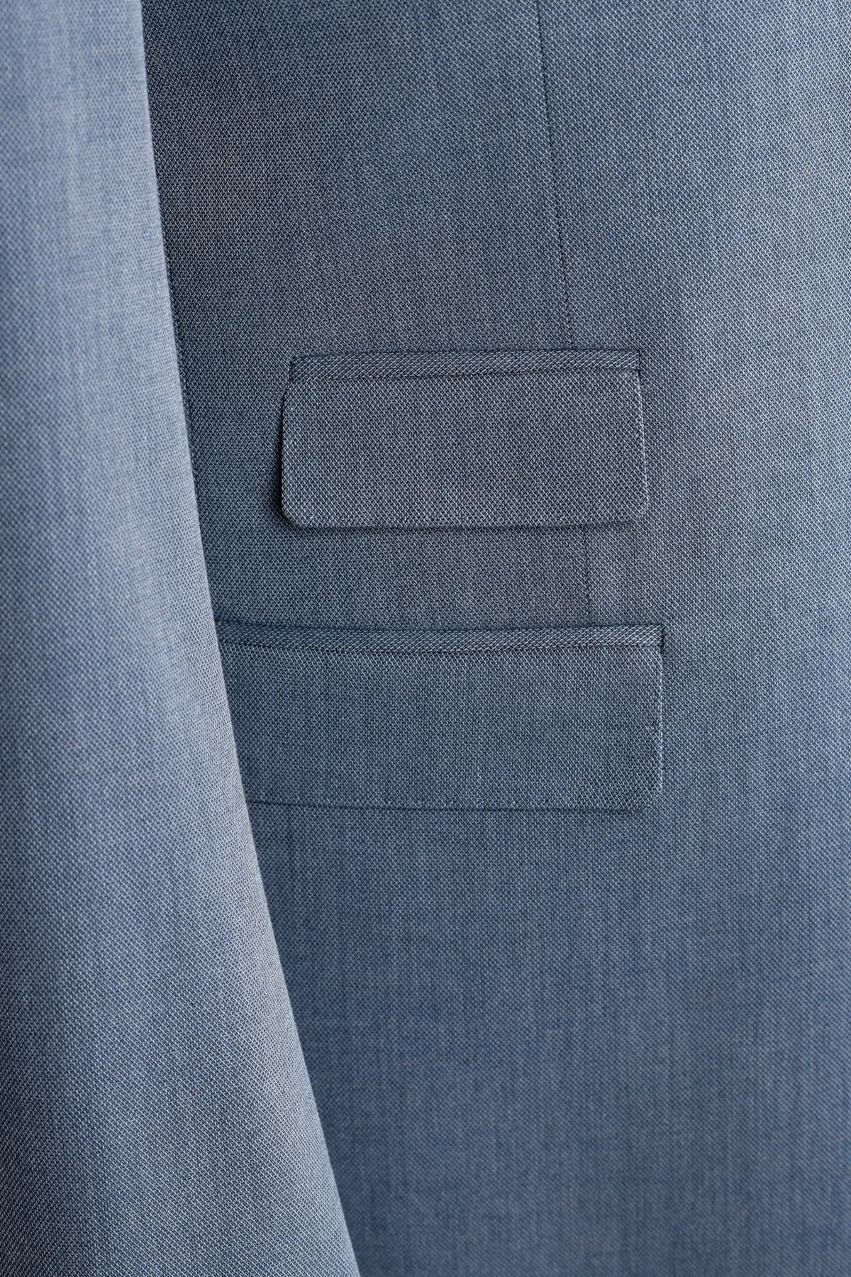 Traje Semi-Slim Fit Pitti Azul (221-8)
