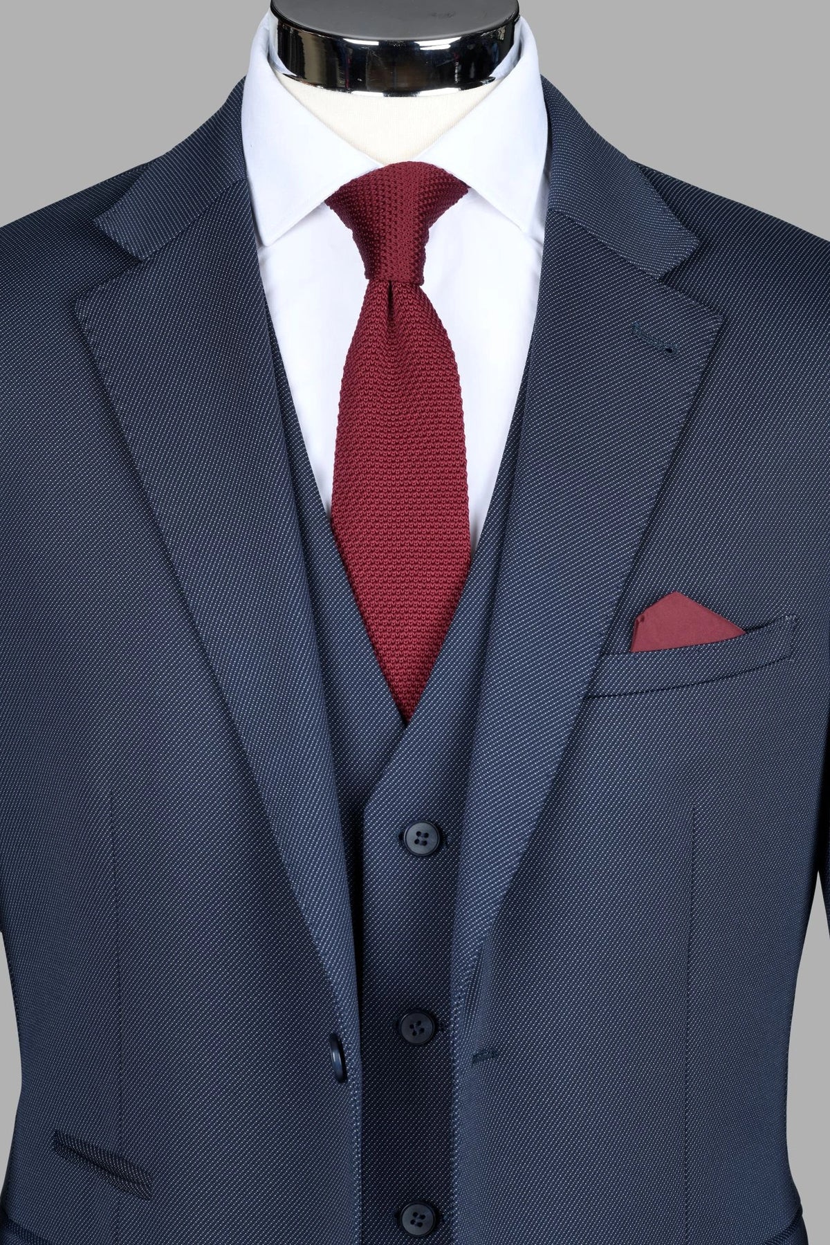Traje Con Chaleco Ronda Azul (249-2)