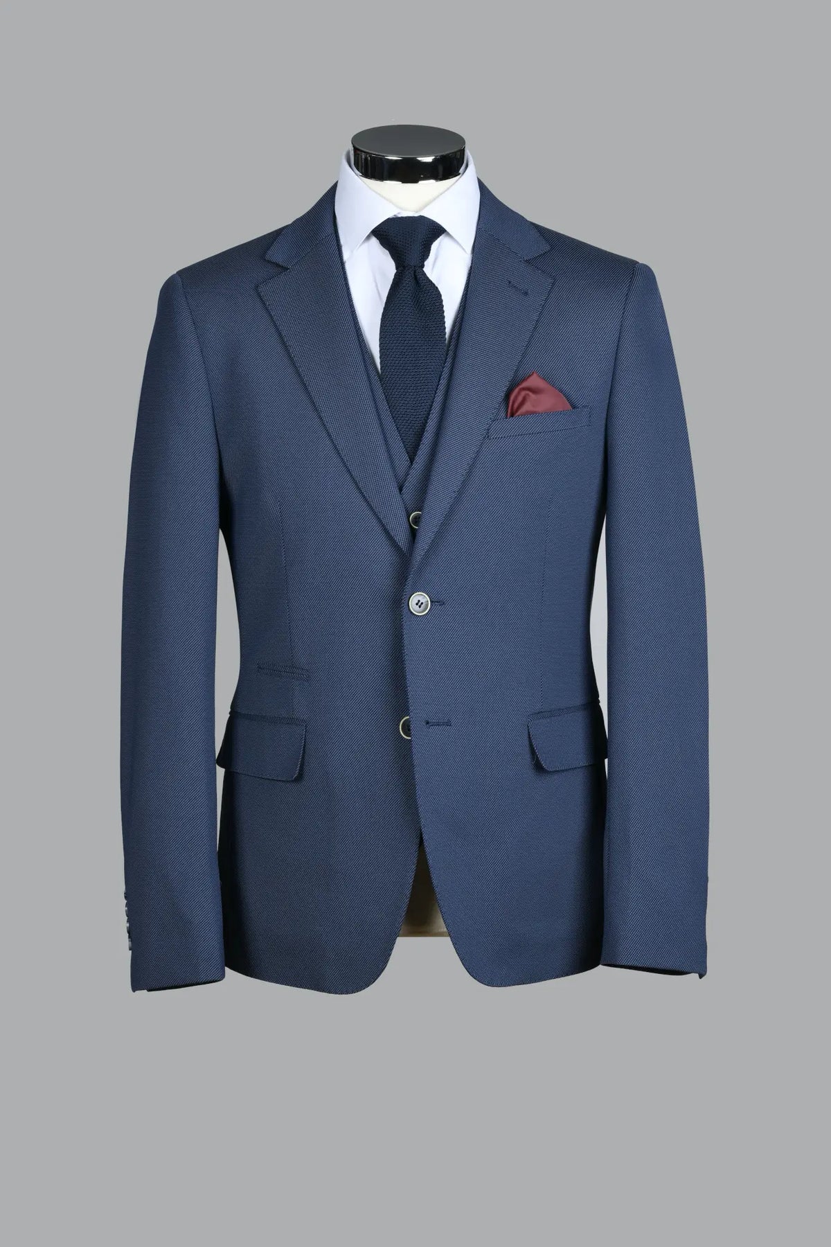 Traje Con Chaleco Ronda Azul (249-6)