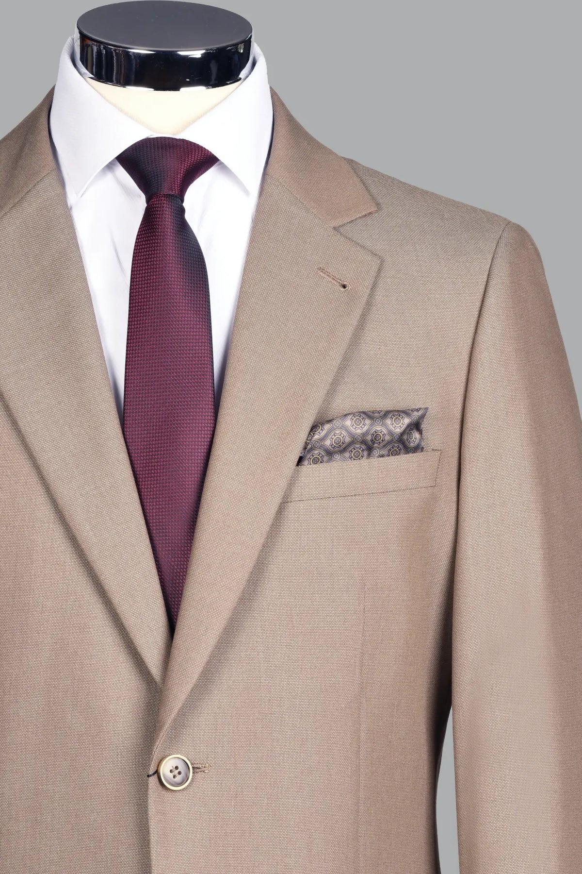 Traje Normal Fit 20890 Beige (298-24)