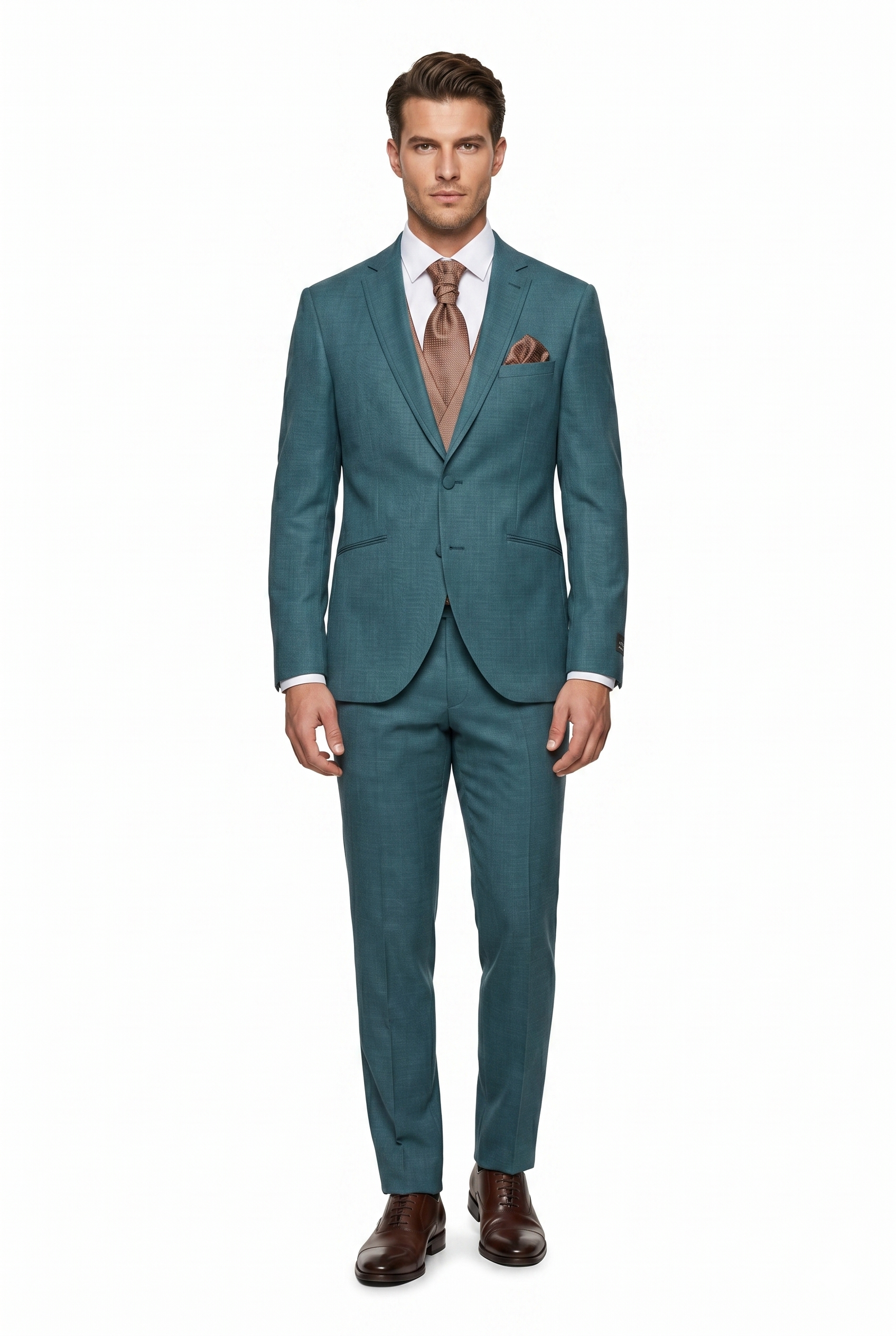 Traje Tres Piezas Verde
