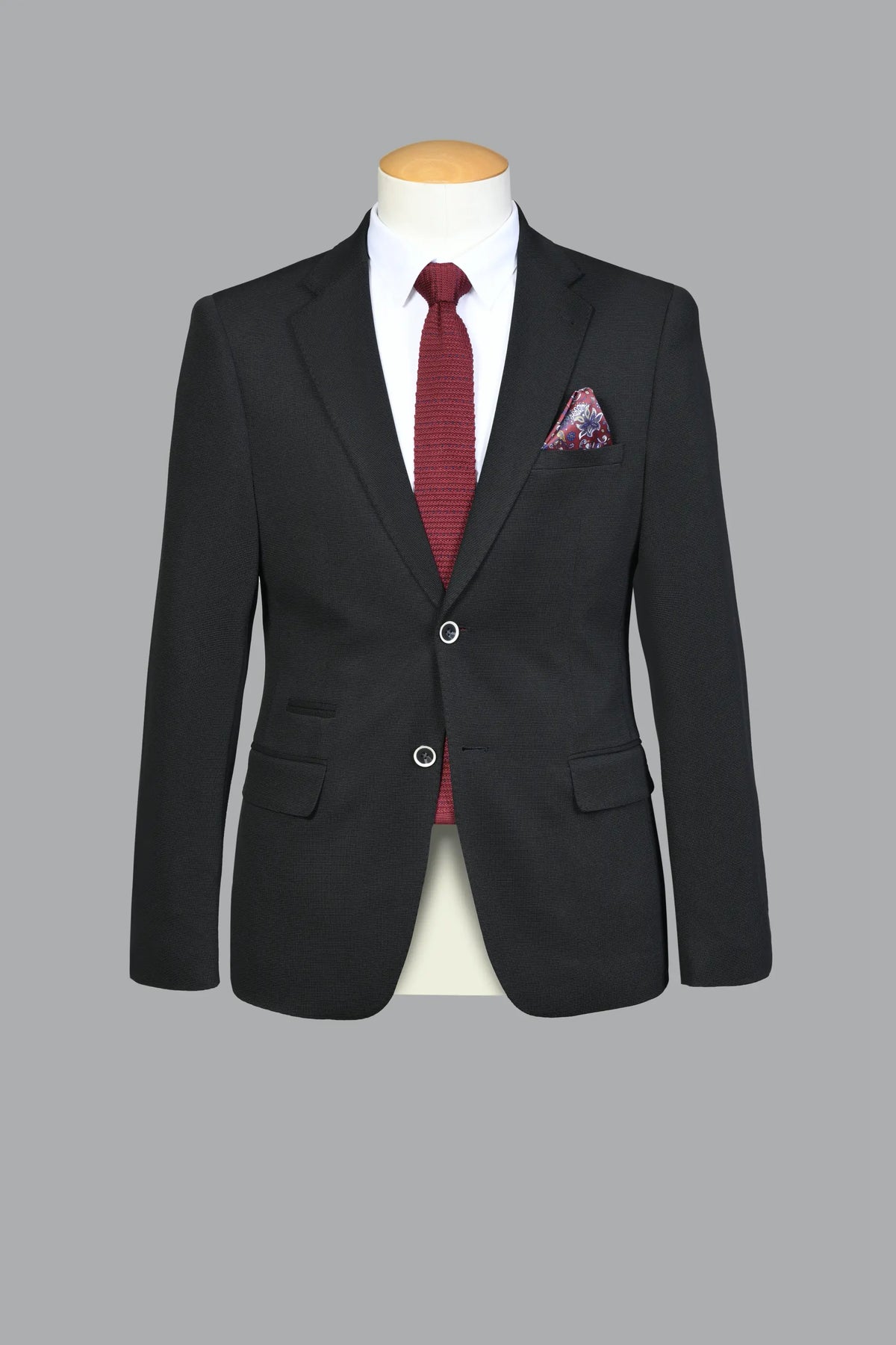 Traje Slim Fit Jerez Negro (224-4)
