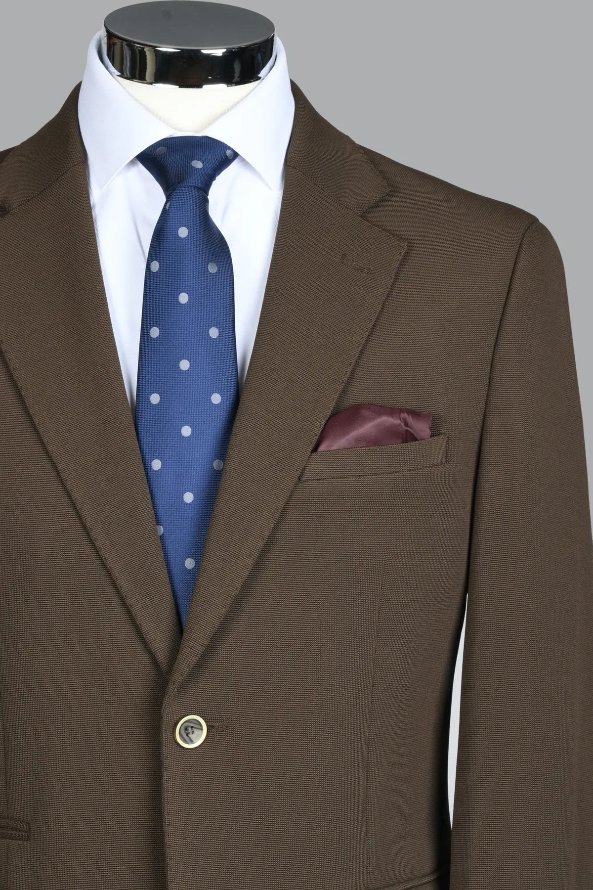 Traje Slim Fit Jerez Marron (224-20)
