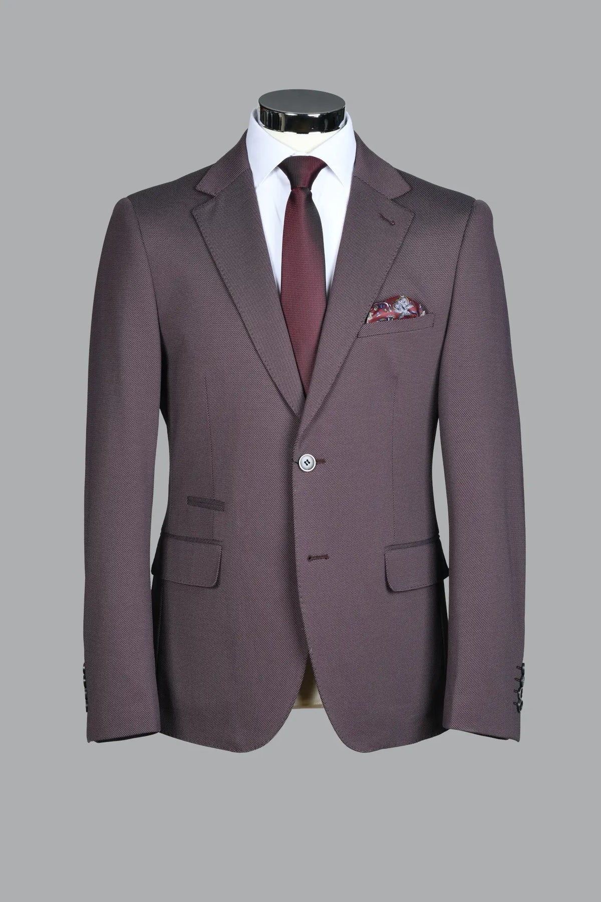 Traje Slim Fit Jerez Granate (249-50)