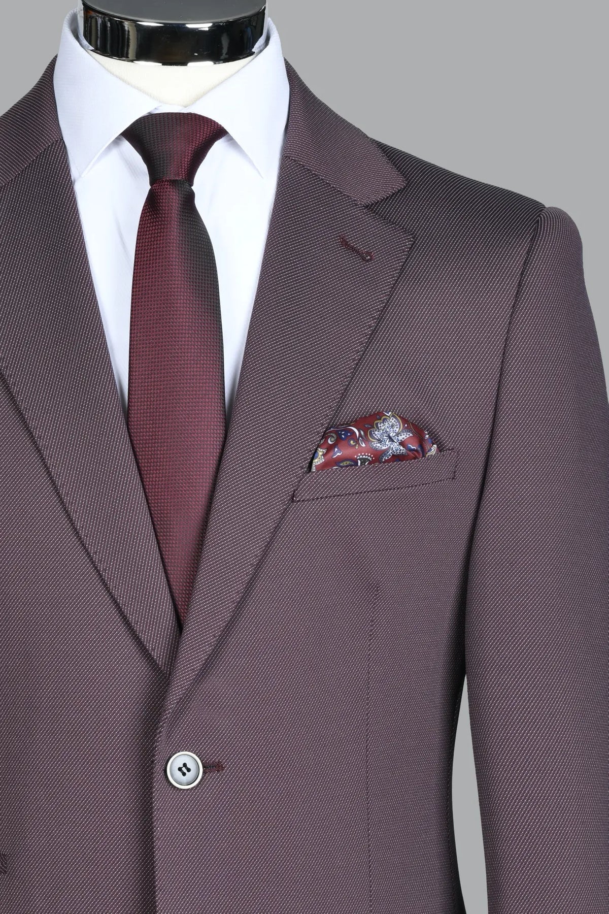 Traje Slim Fit Jerez Granate (249-50)
