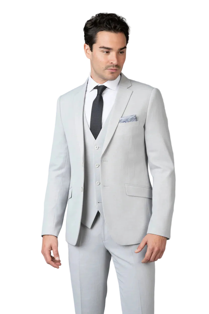 Traje Rustico Gris Claro