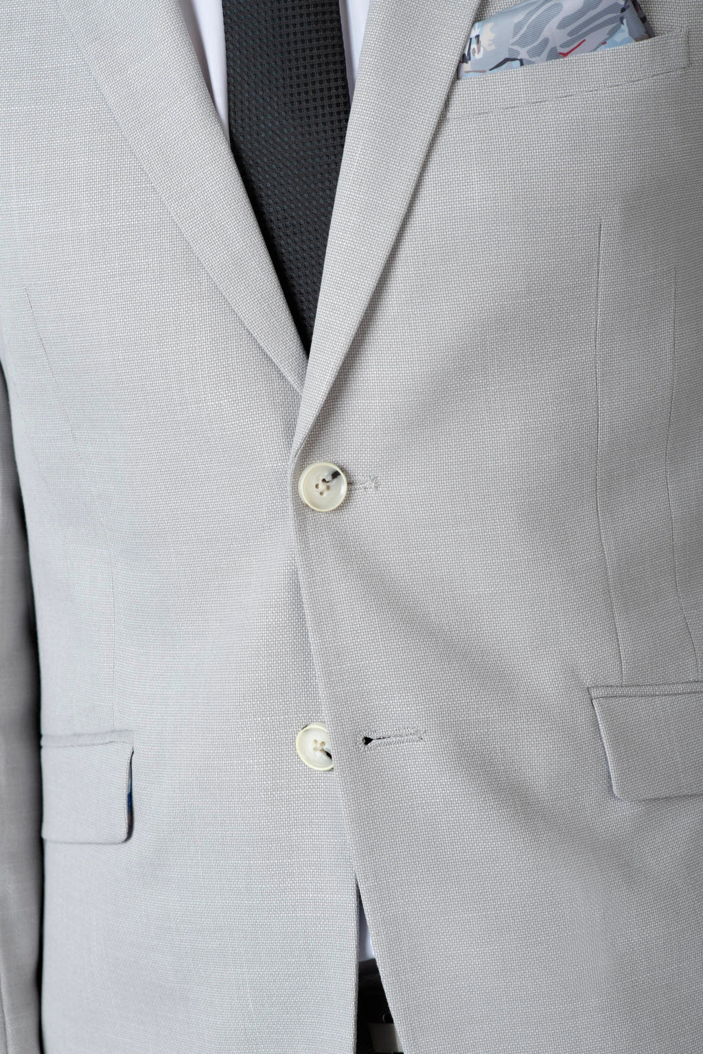 Traje Rustico Gris Claro