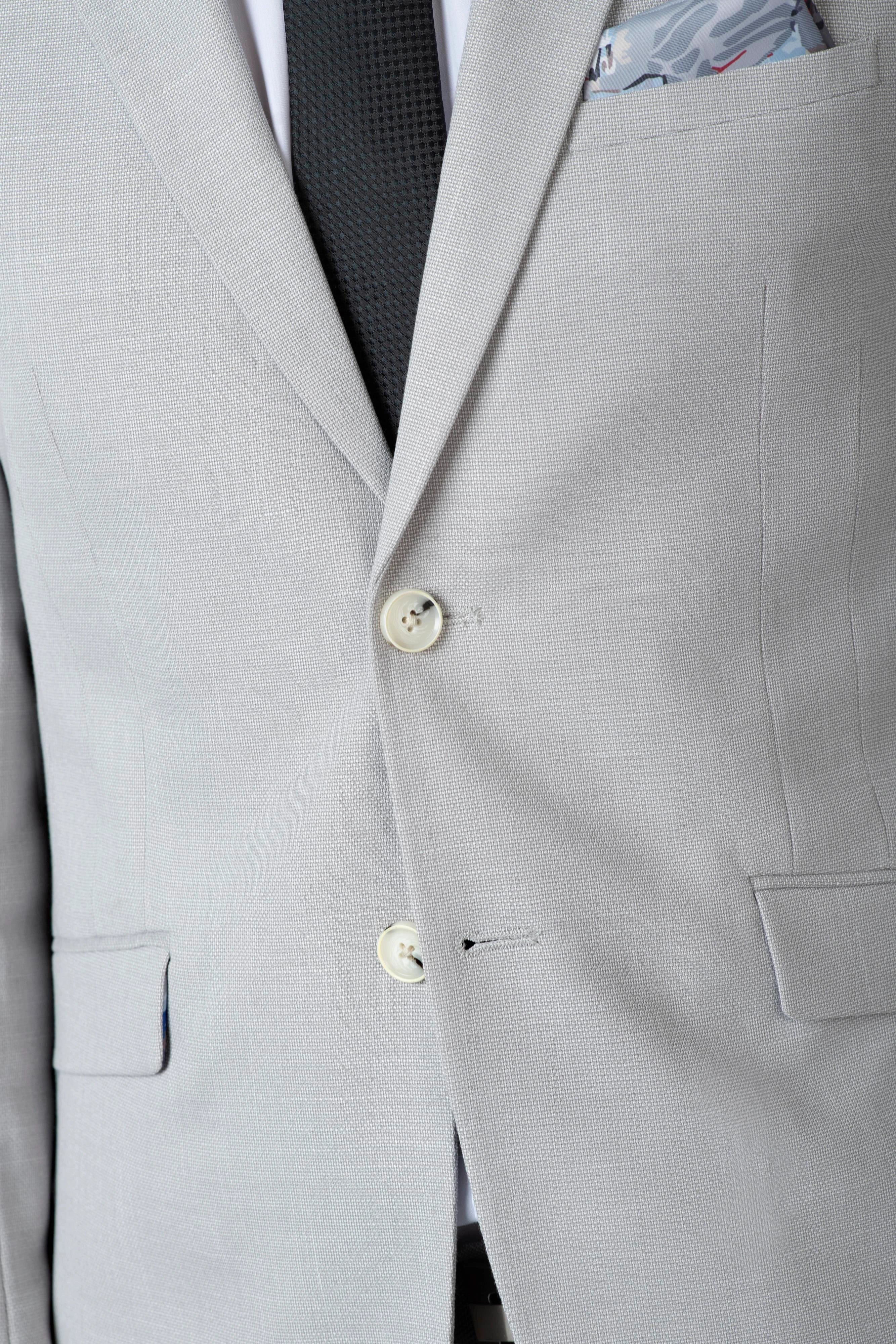 Traje Rustico Gris Claro