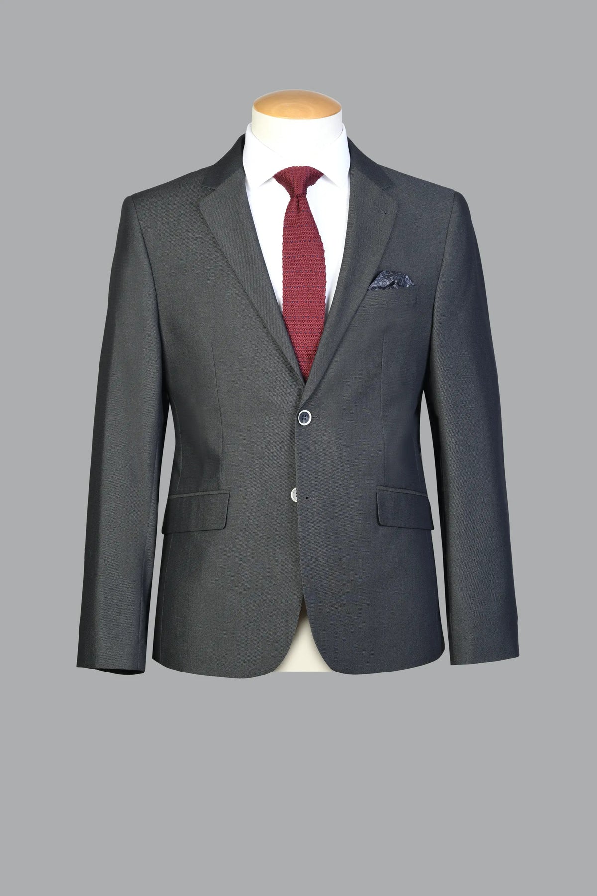 Traje Con Chaleco Julio Gris (298-30)