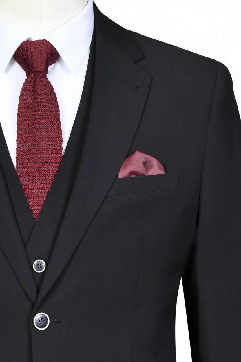 Traje Recto Negro