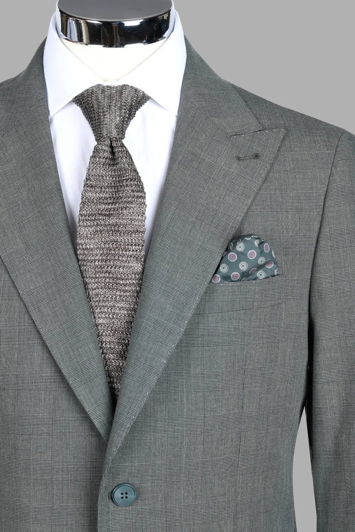 Traje Semi-Slim Fit London Verde (202-10)