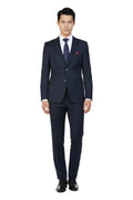 Traje Lana Azul Marino