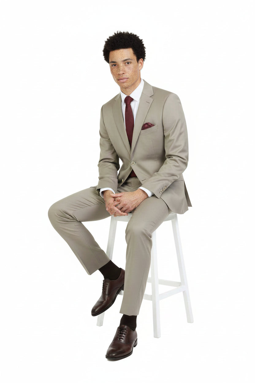 Traje Lana Beige