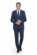 Traje Anti-arrugas Azul Marino