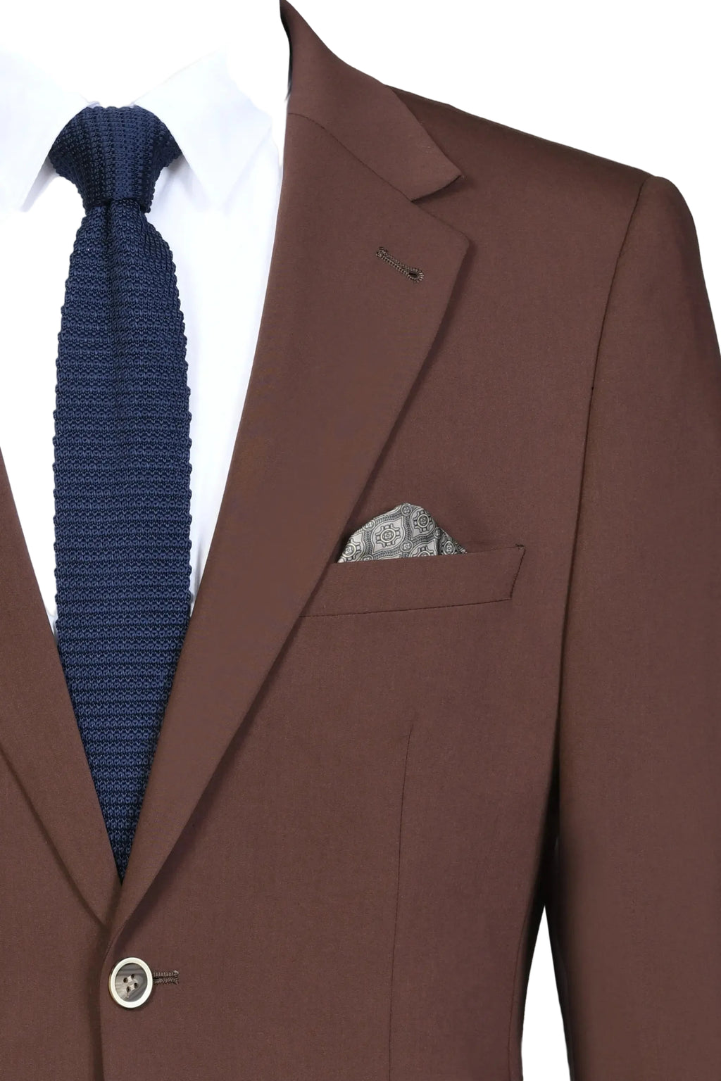 Traje Anti-arrugas Marrón
