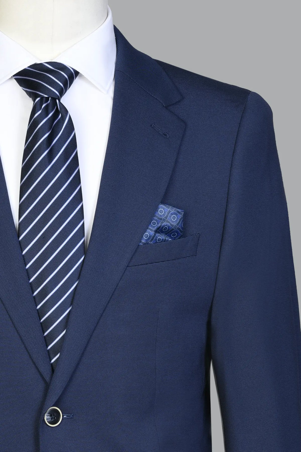 Traje Semi-Slim Fit Pireo Azul (225-8)