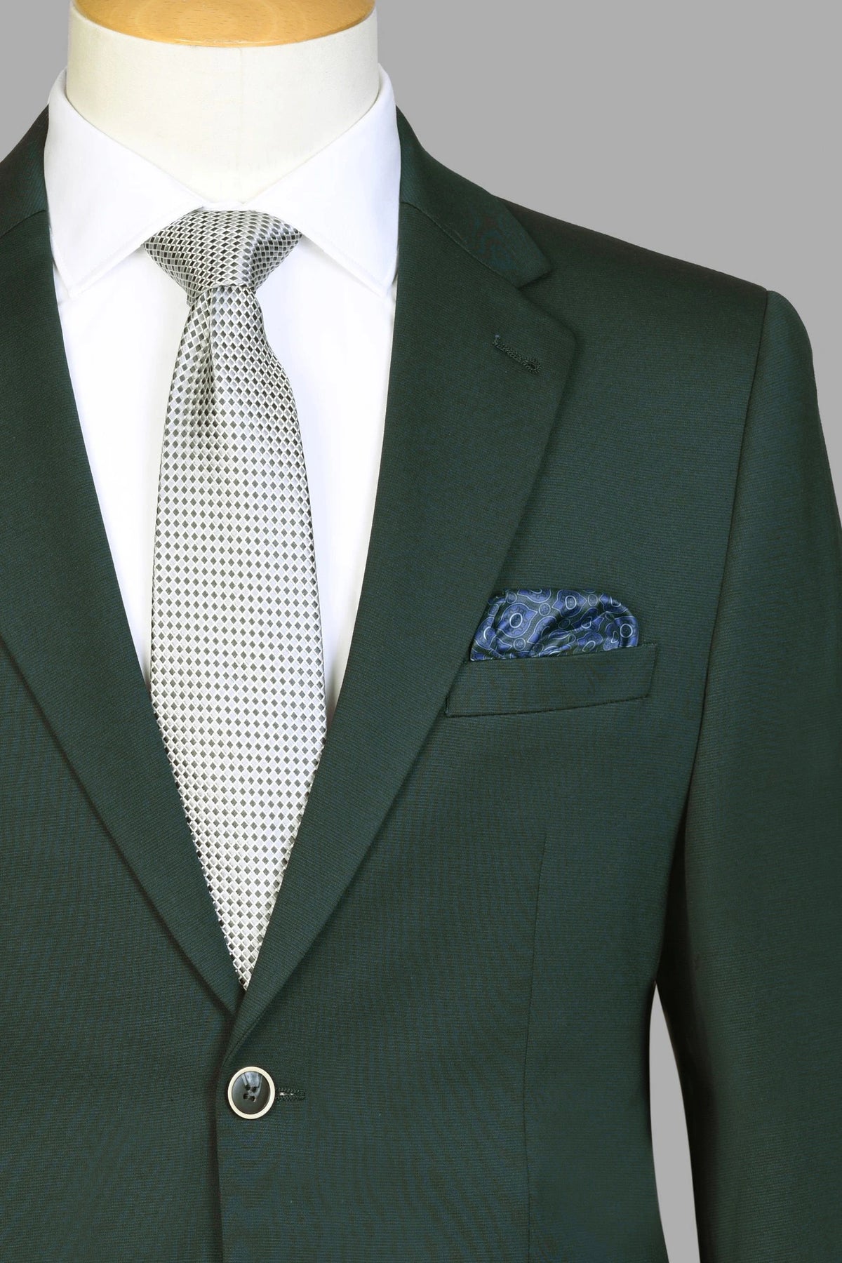 Traje Semi-Slim Fit Pireo Verde (225-10)
