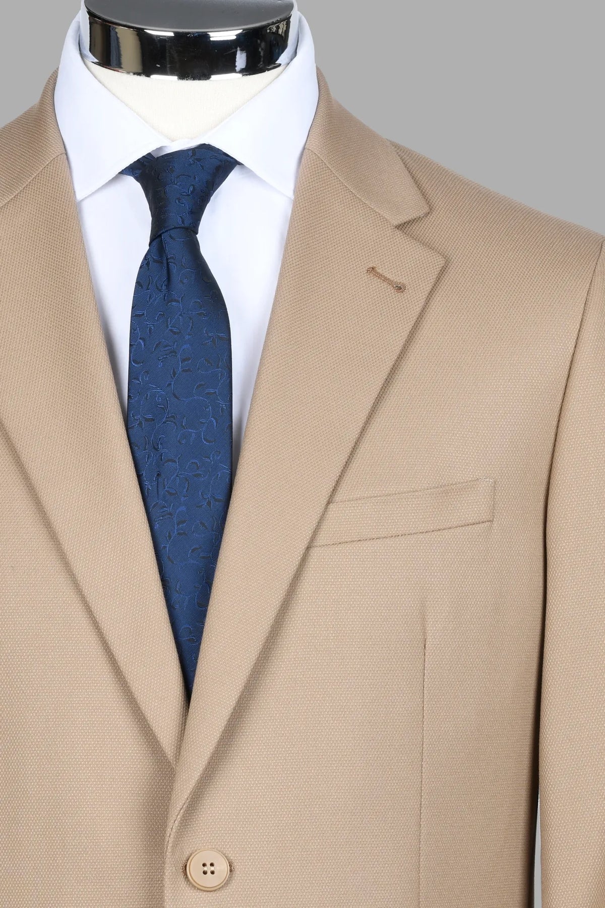 Traje Semi-Slim Fit Pireo Beige (230-24)