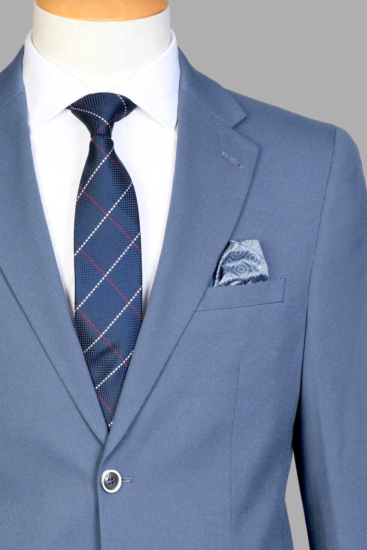 Traje Semi-Slim Fit Pireo Azul (238-8)