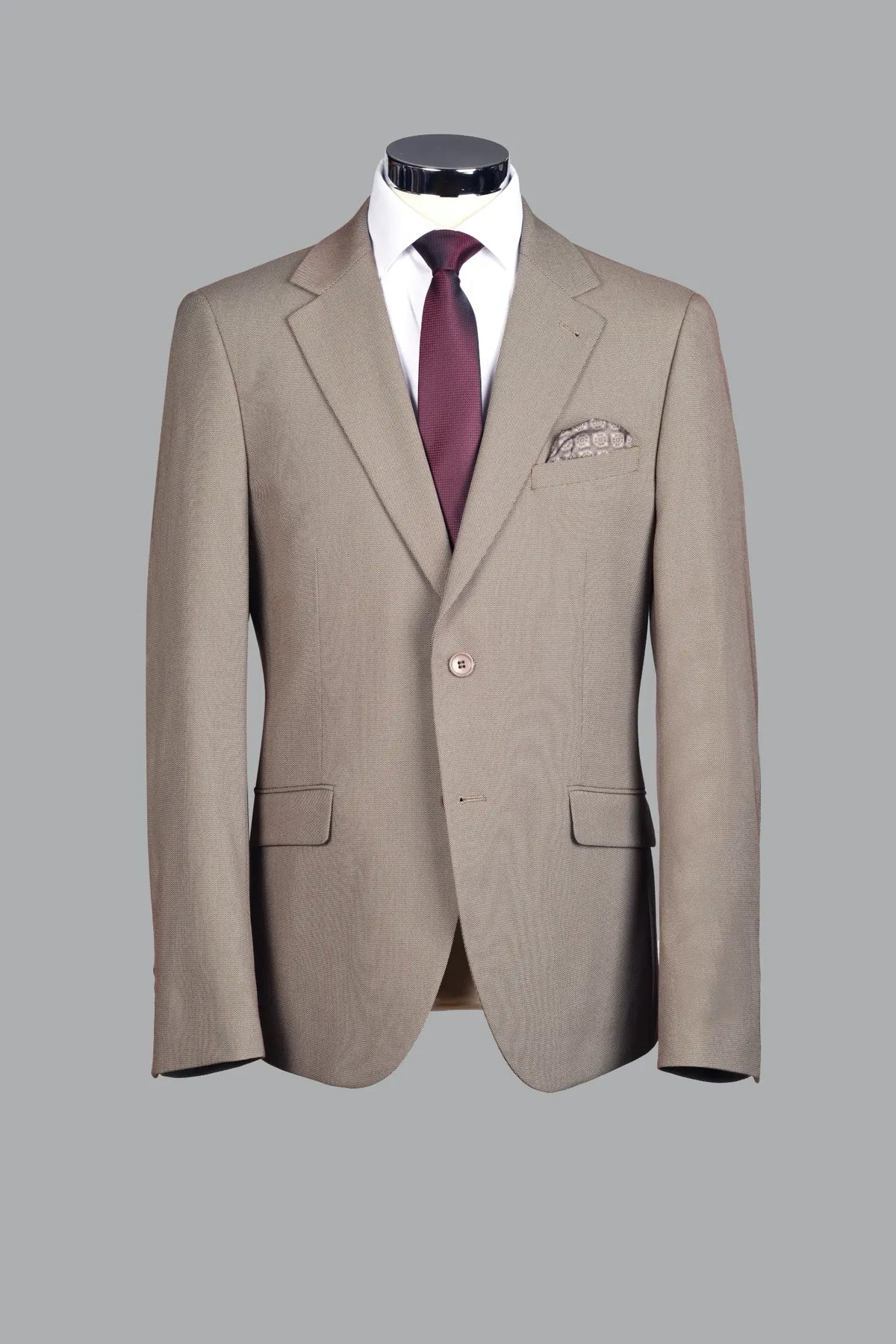 Traje Semi-Slim Fit Pireo Beige (238-24)