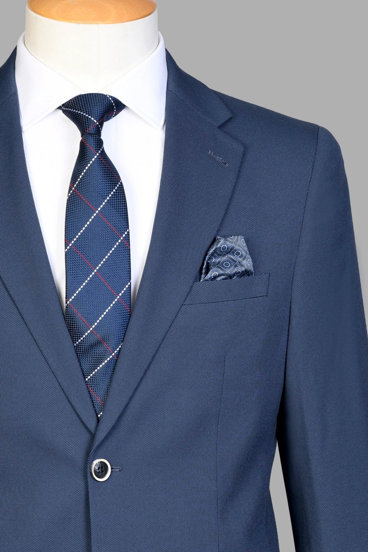 Traje Semi-Slim Fit Pireo Gris (238-32)