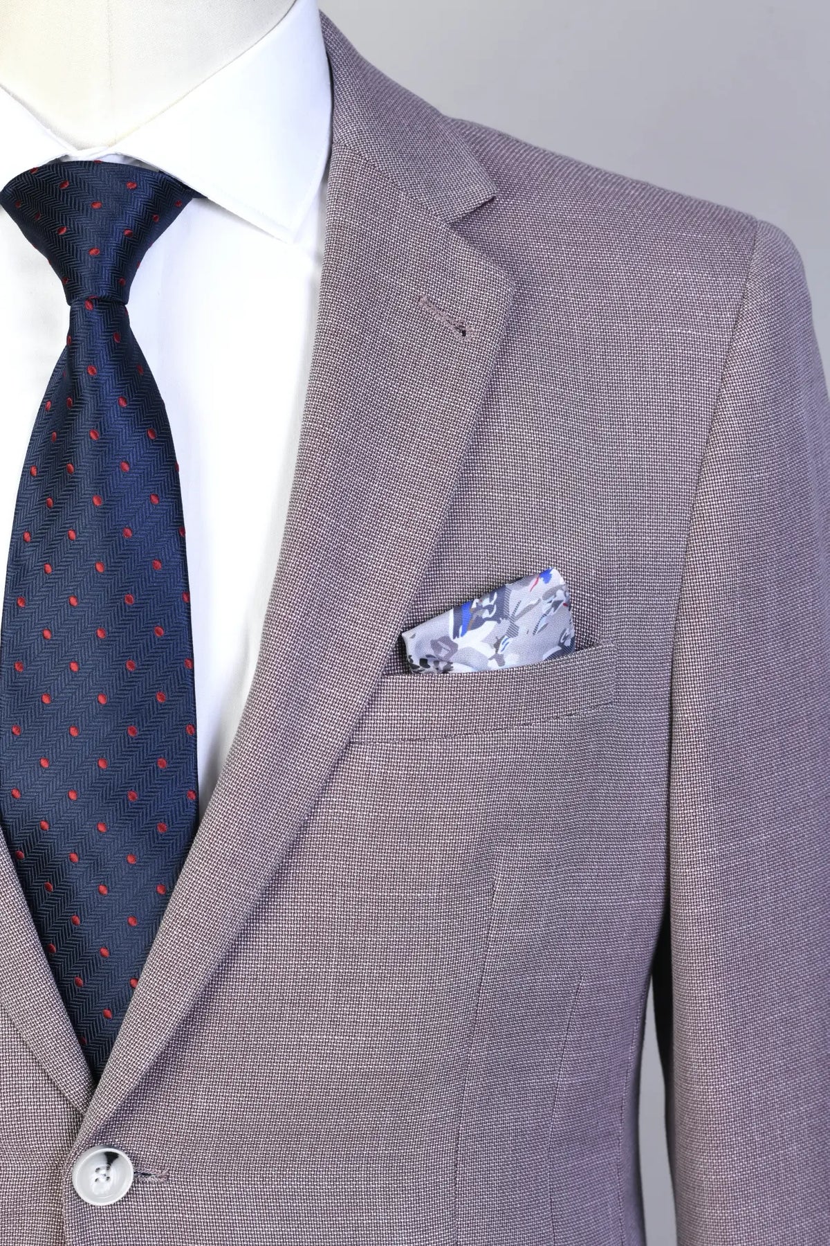 Traje Semi-Slim Fit Pireo Granate (243-50)
