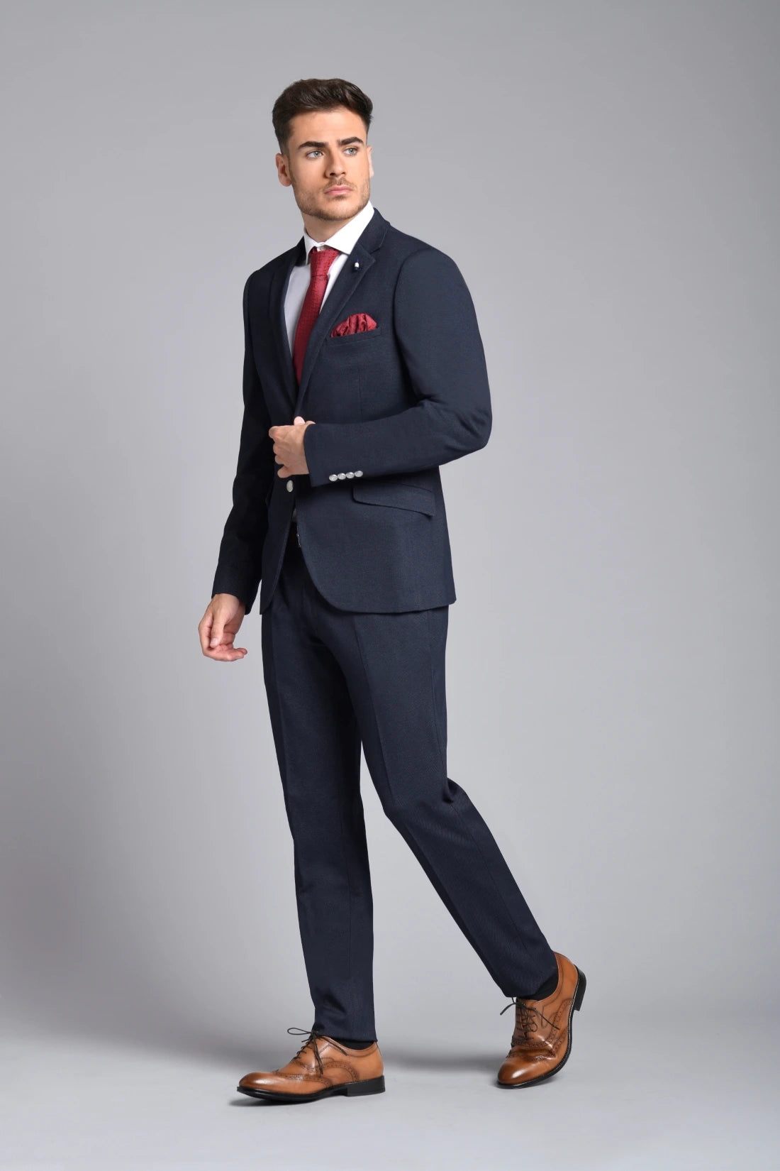 Traje Semi-Slim Fit Pireo Azul (249-2)