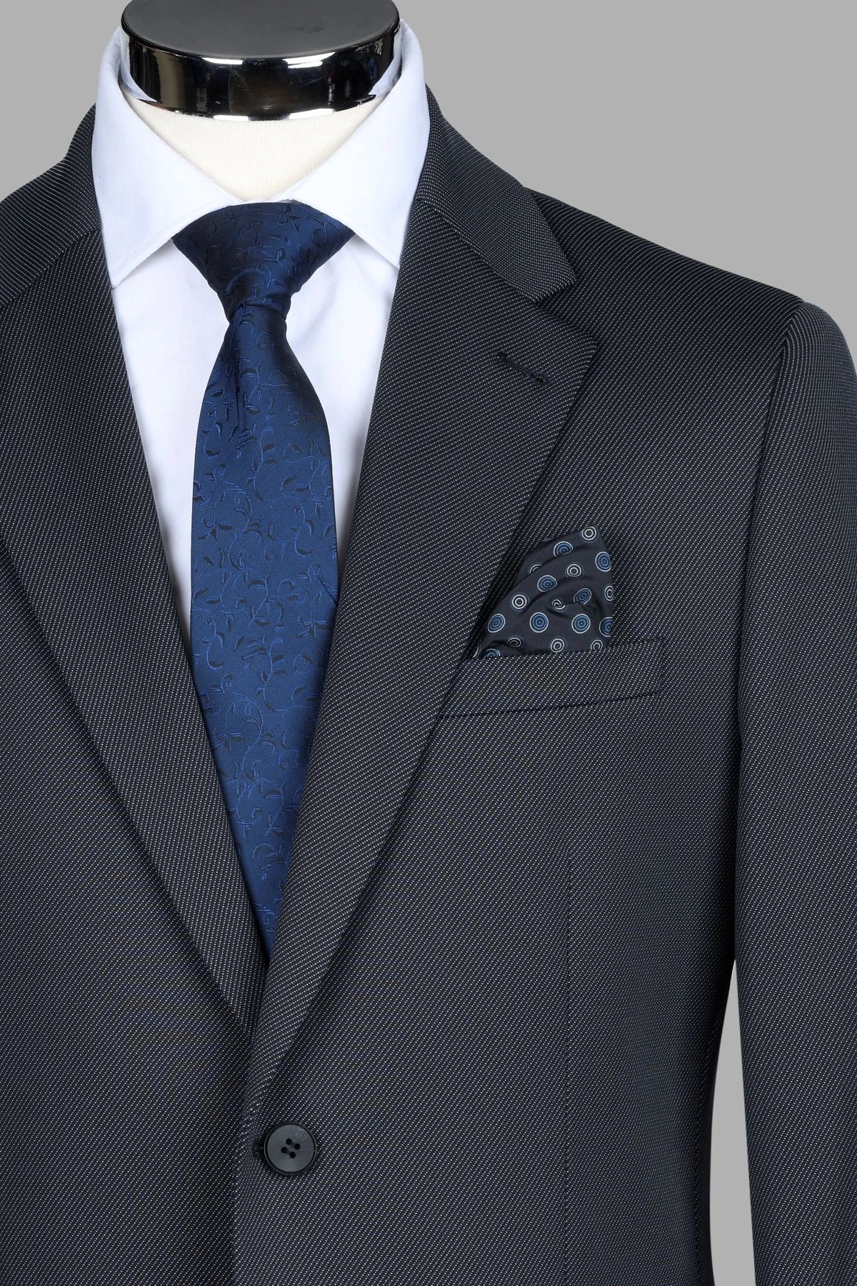 Traje Semi-Slim Fit Pireo Gris (249-30)