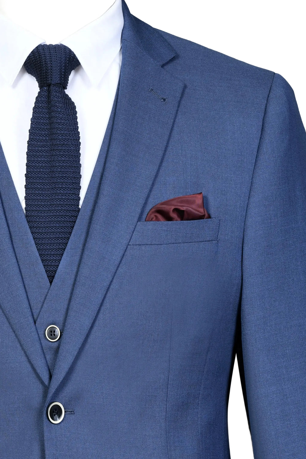 Traje Recto Azul