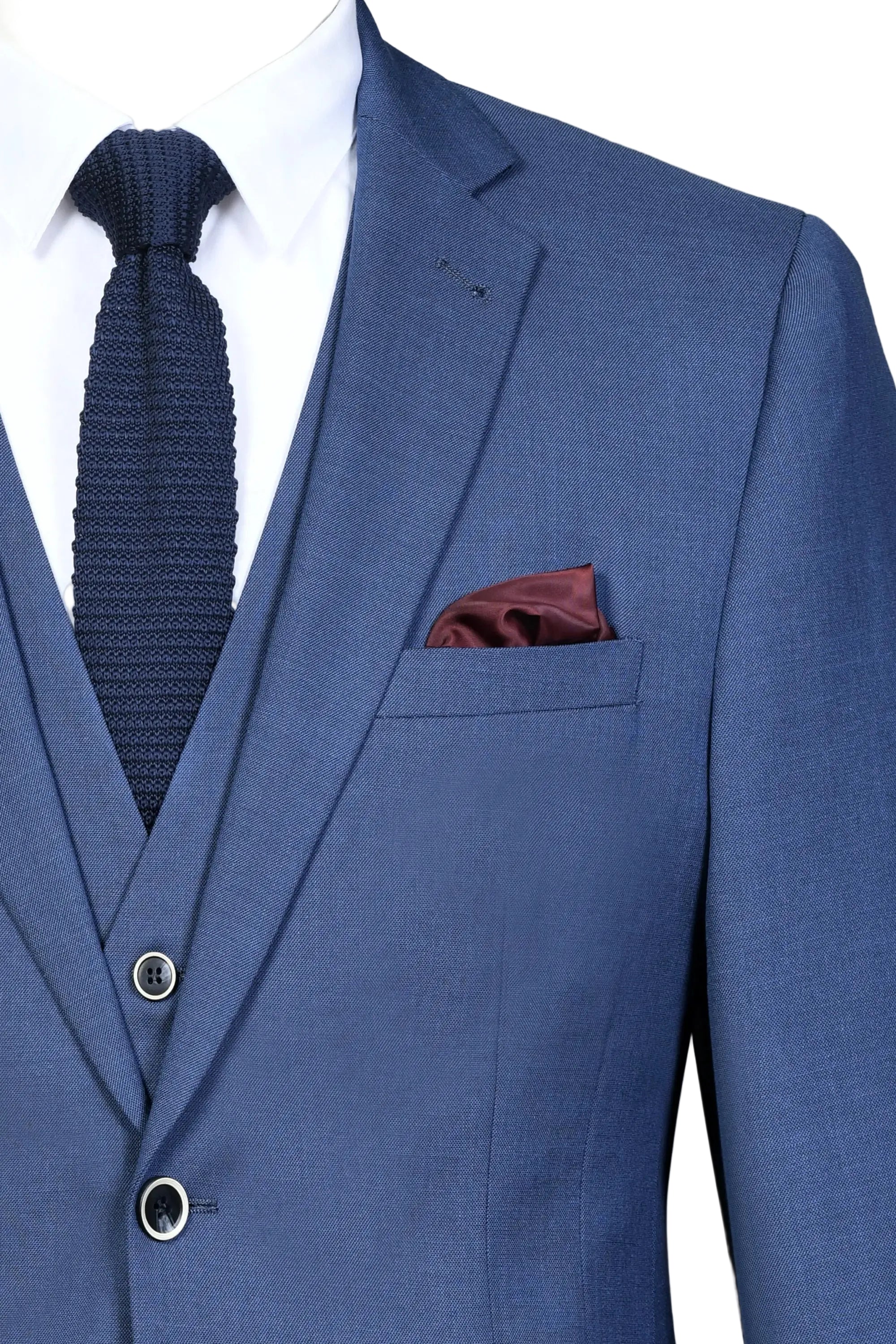 Traje Recto Azul